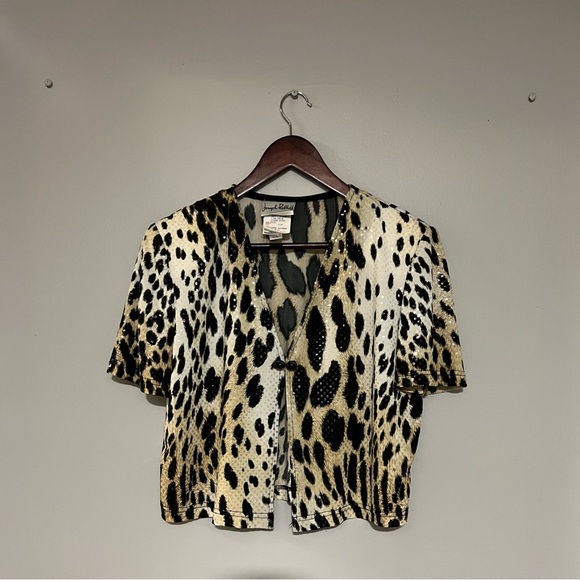 Joseph Ribkoff leopard print maxi dress - Picture 2 of 5